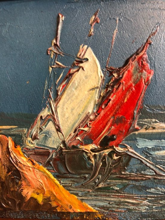 Marine. Oils On Panels, XXth Century