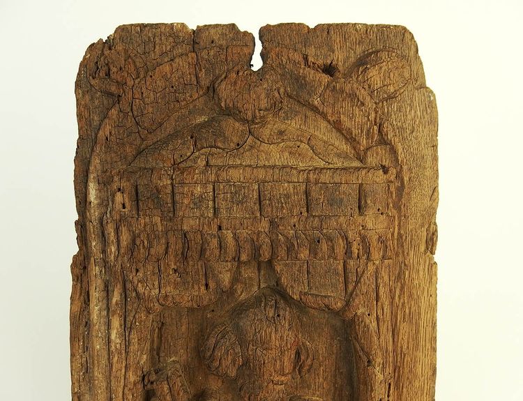 Oak panel depicting Saint Peter