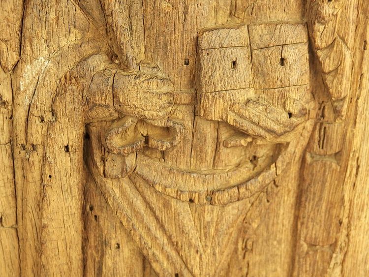 Oak panel depicting Saint Peter
