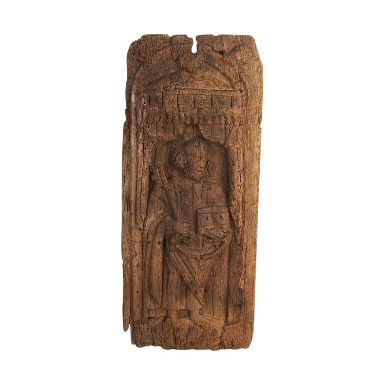 Oak panel depicting Saint Peter