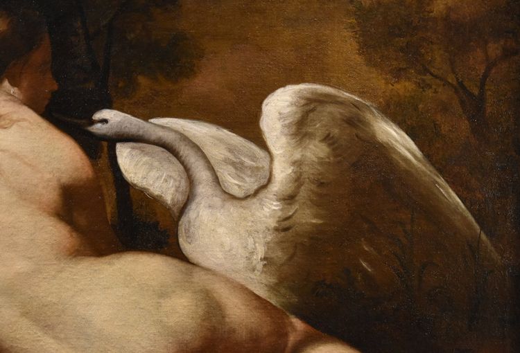 Léda Et Le Cygne, Peintre Français De La Fin Du XVIIIe