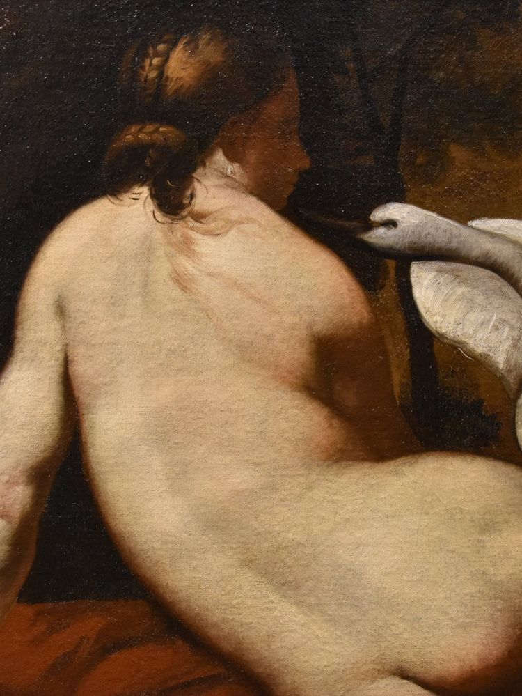 Léda Et Le Cygne, Peintre Français De La Fin Du XVIIIe