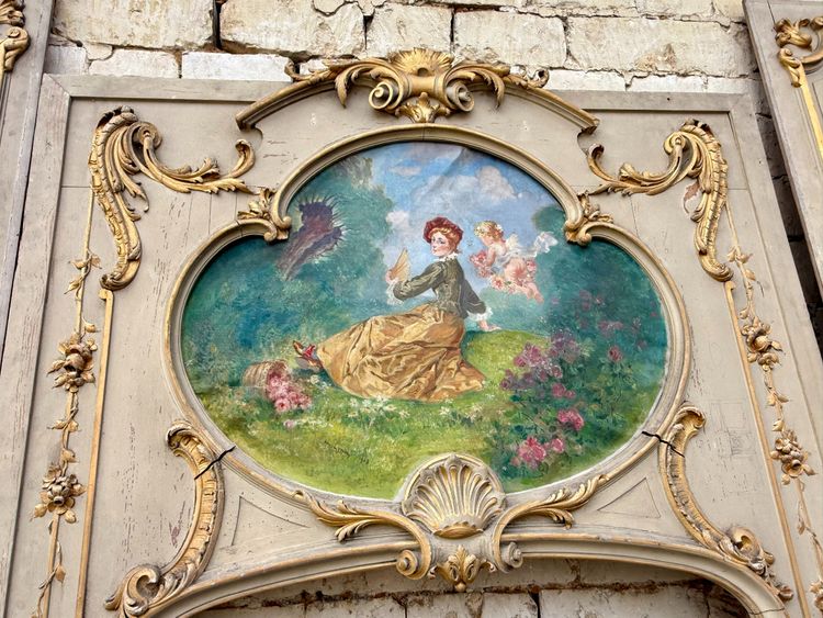 ENSEMBLE DE SIX BOISERIES LOUIS XV