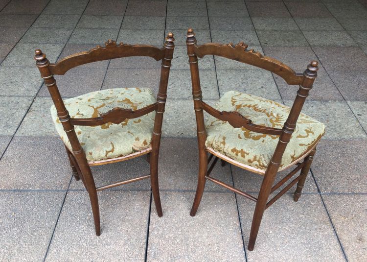 Two Louis XVI style chairs