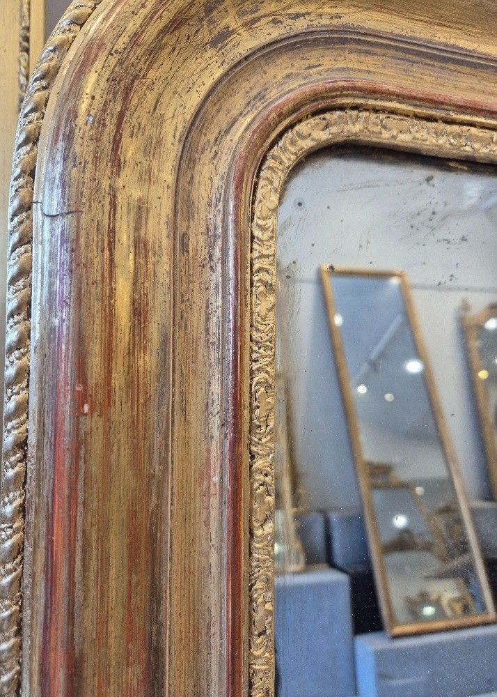 Miroir Louis Philippe doré époque
