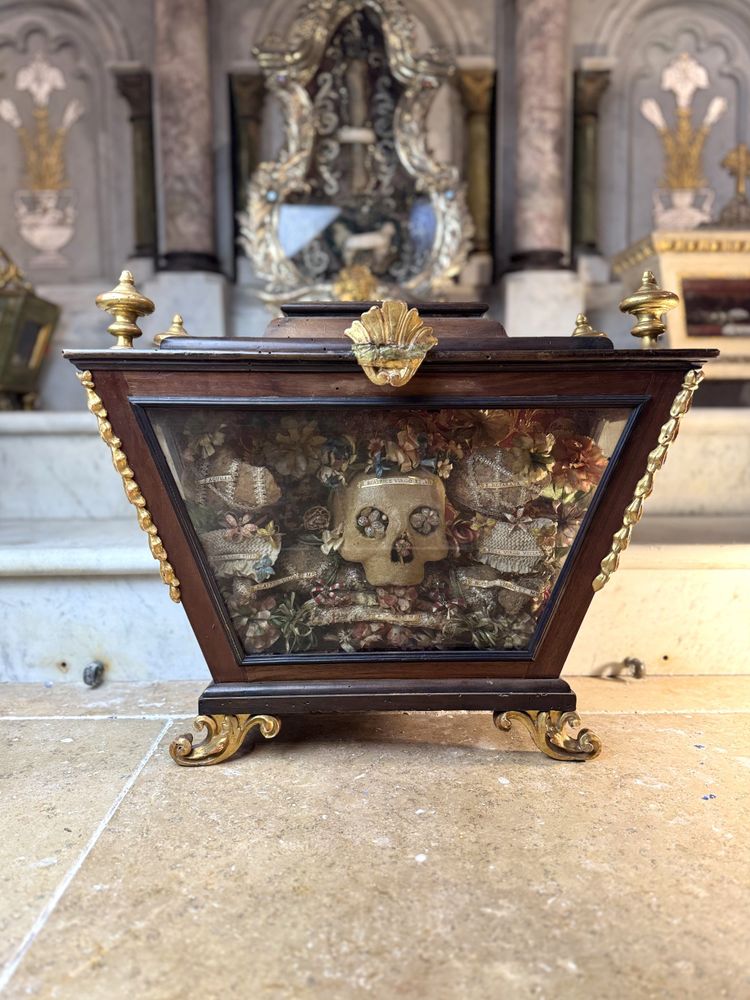 Italian Reliquary Hunt Of Saint Beatrice - 18th century