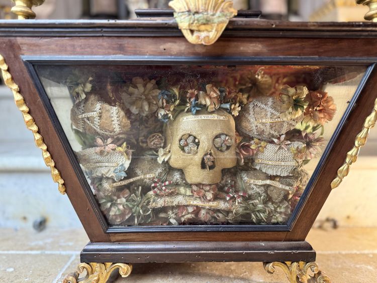 Italian Reliquary Hunt Of Saint Beatrice - 18th century