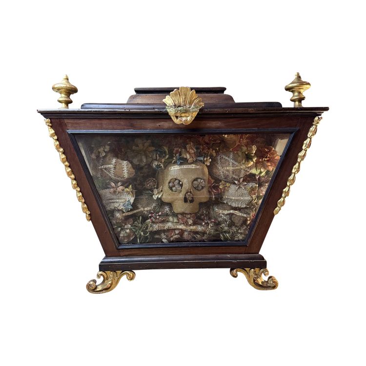 Italian Reliquary Hunt Of Saint Beatrice - 18th century