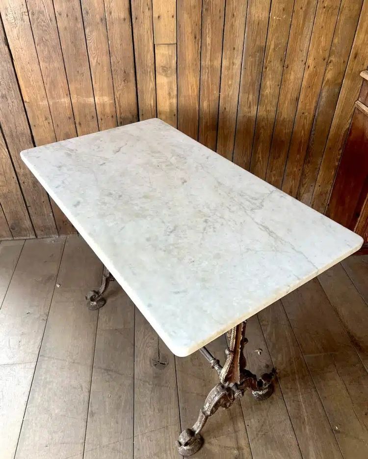 Table marbre blanc