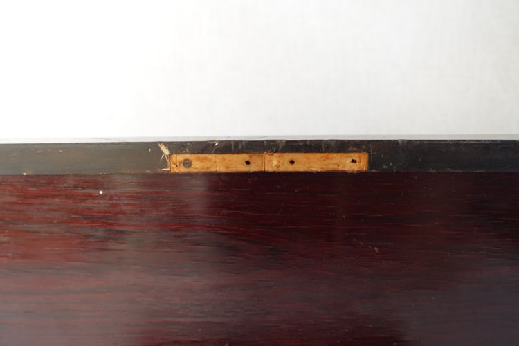 Scatola da gioco in legno d'ebano e intarsio Boulle