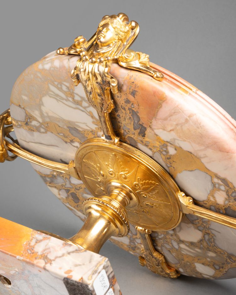 Marble Cup Set in a Gilt Bronze Mount, 19th Century