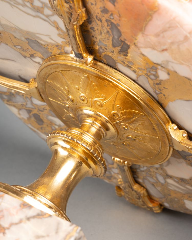 Marble Cup Set in a Gilt Bronze Mount, 19th Century