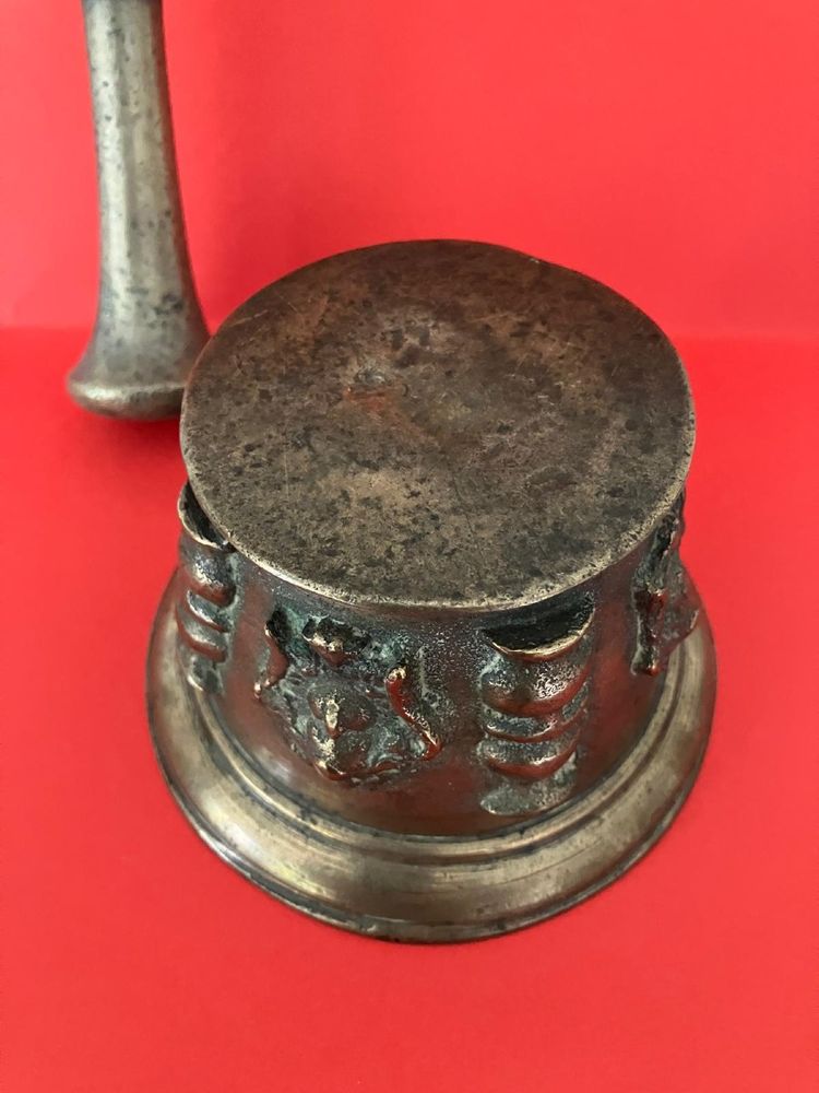 Mortier d'Apothicaire En Bronze époque XVIIe Siècle
