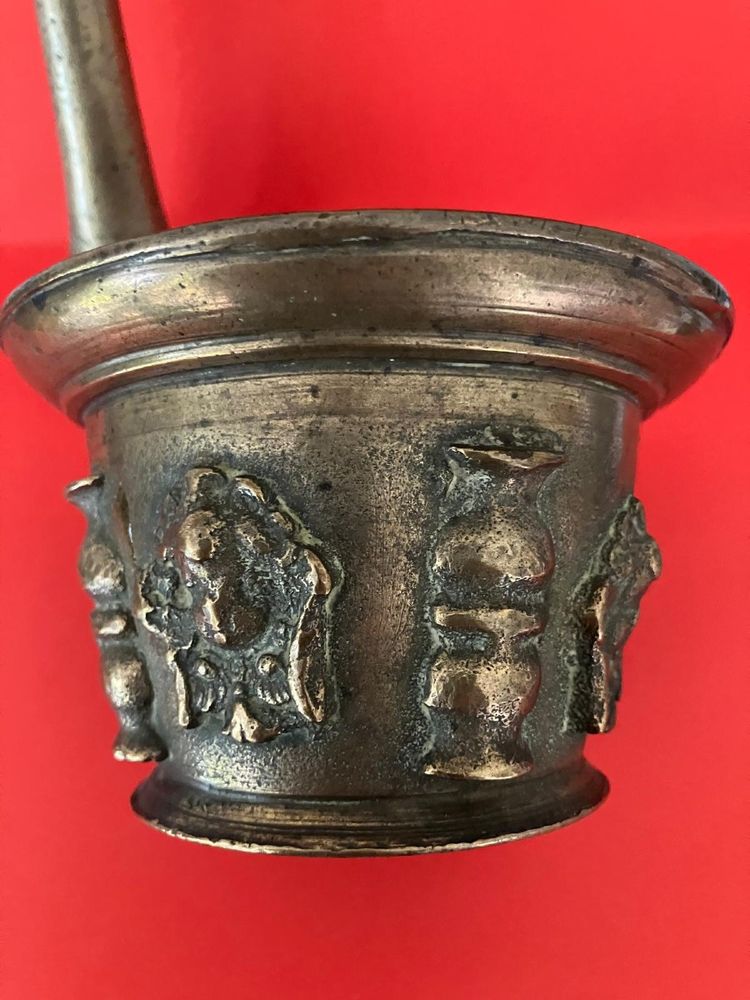 Mortier d'Apothicaire En Bronze époque XVIIe Siècle