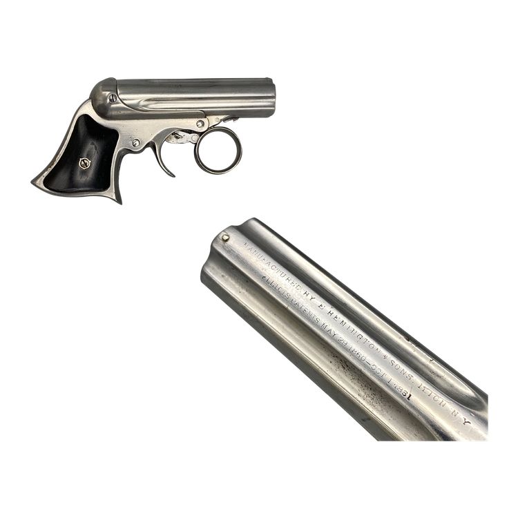 PISTOLA REMINGTON ELLIOT - CALIBRO 22RF corto. Stati Uniti, 1863-1888