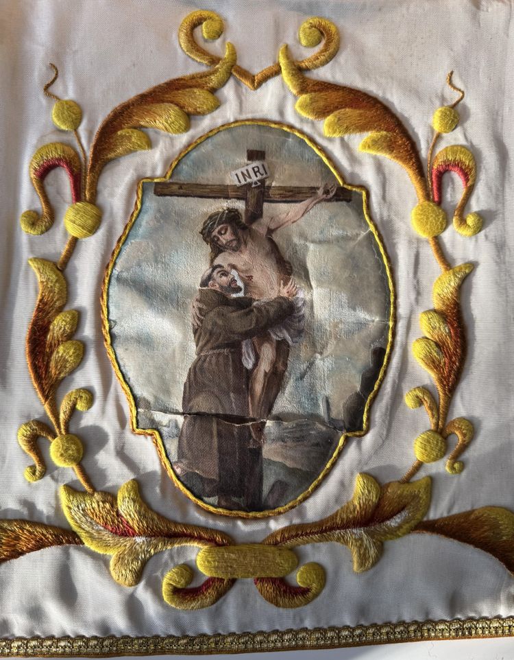 Voile De Calice Saint François D’assise - XIXe