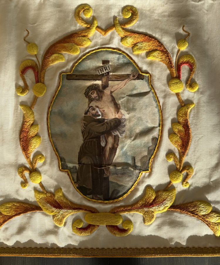 Voile De Calice Saint François D’assise - XIXe