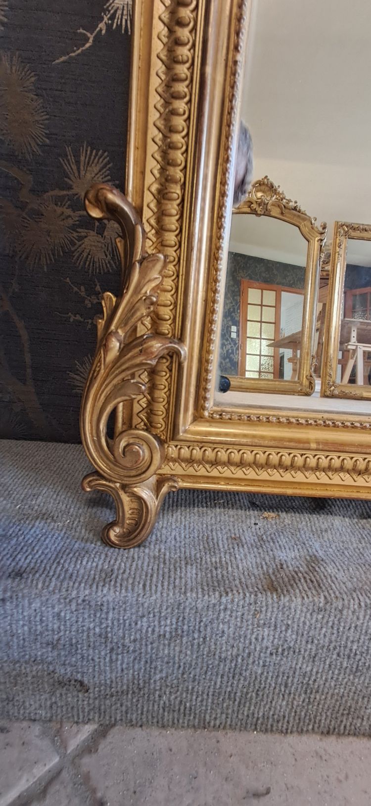 Miroir époque XIX 160x100