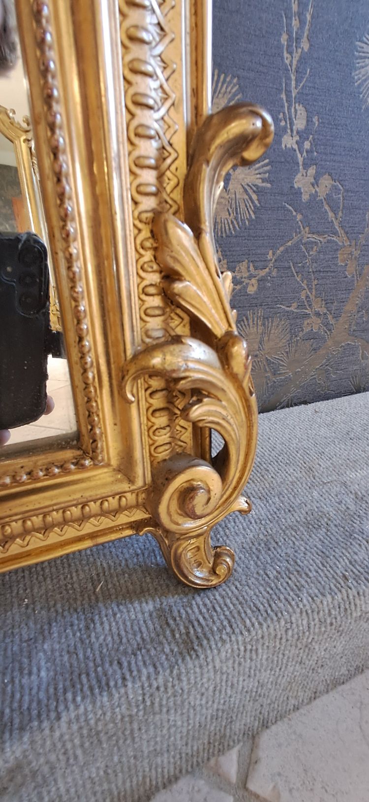 Miroir époque XIX 160x100