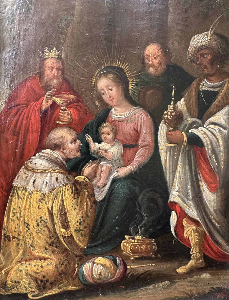 L’adoration Des Mages - Ecole Flamande Du XVIIe 