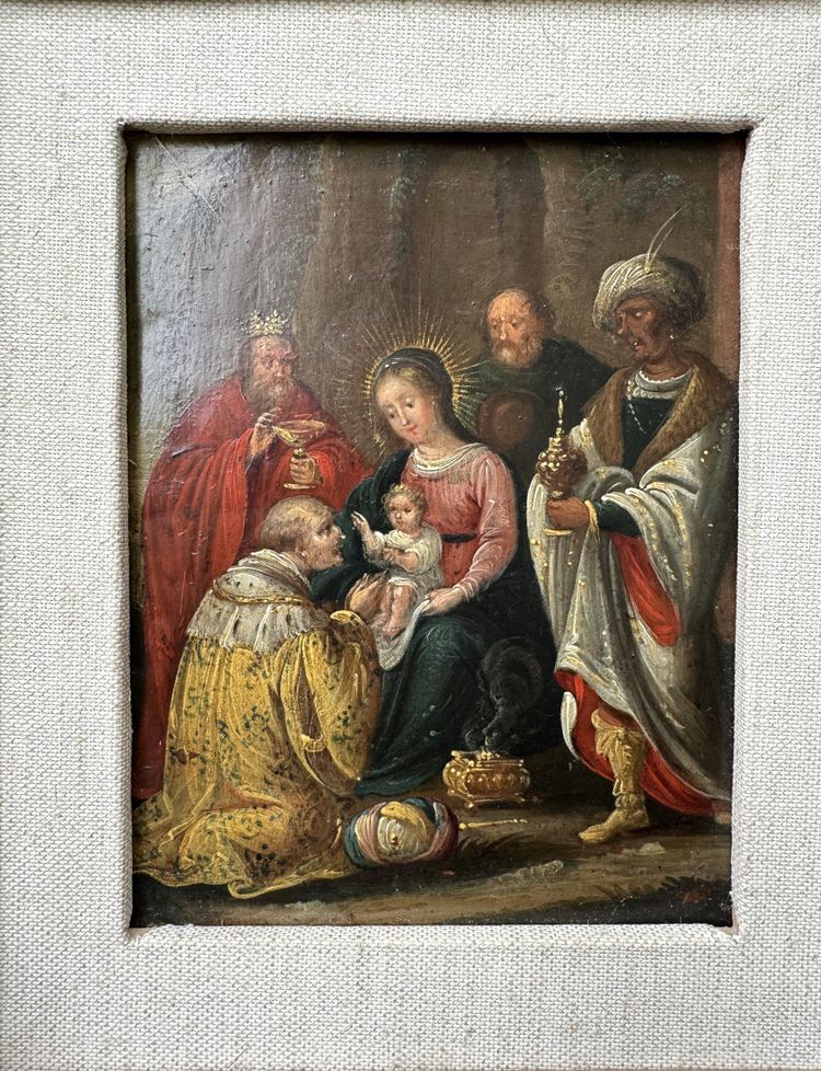 L’adoration Des Mages - Ecole Flamande Du XVIIe 