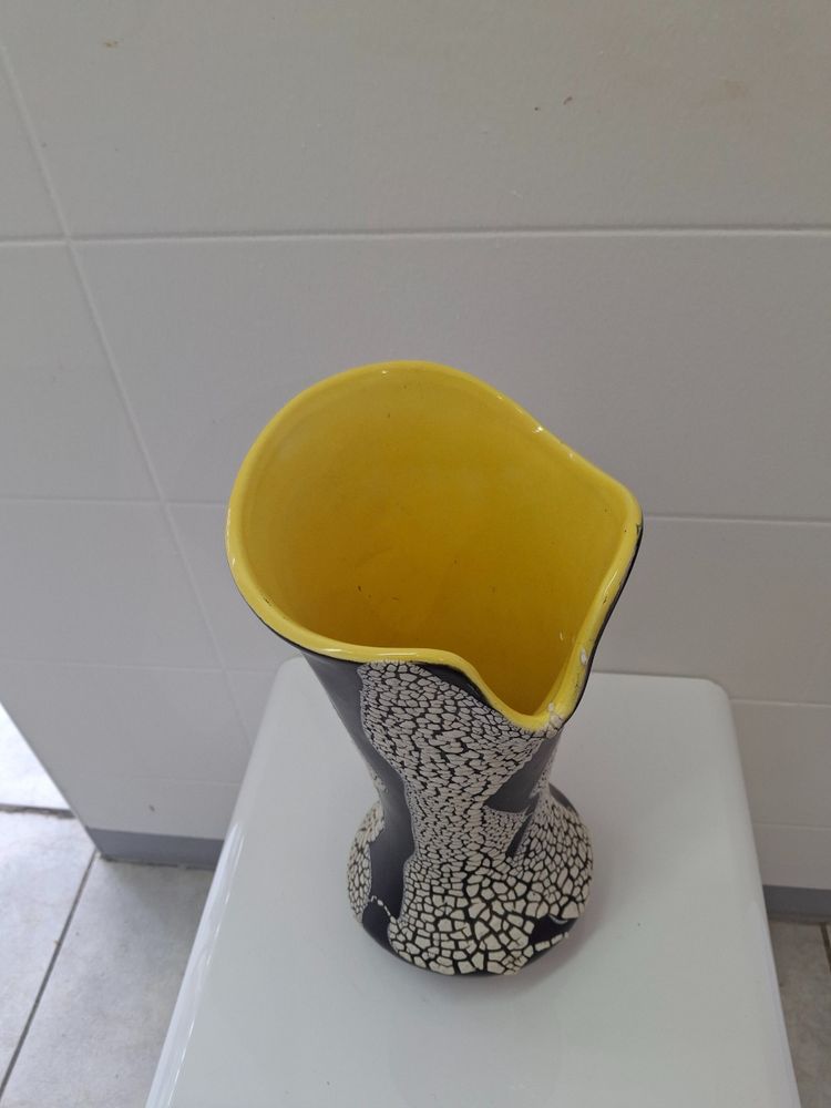 Trendige Keramikvase 37cm hoch