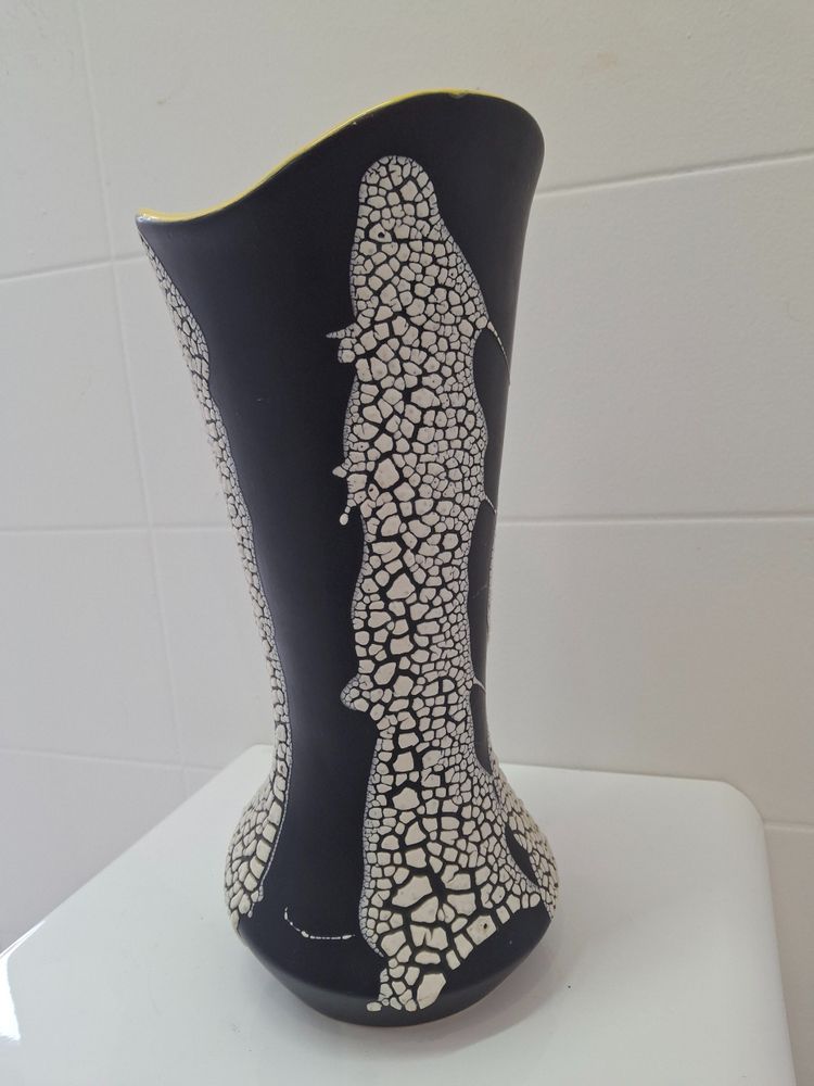 Trendige Keramikvase 37cm hoch