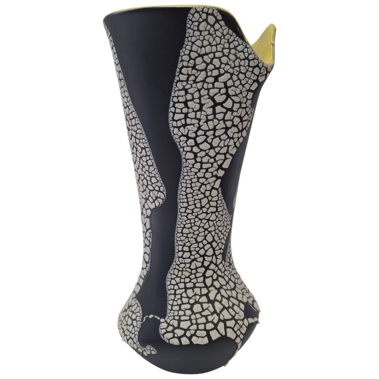 Trendige Keramikvase 37cm hoch