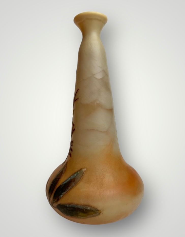Legras Sumatra Vase with Seaweed Design