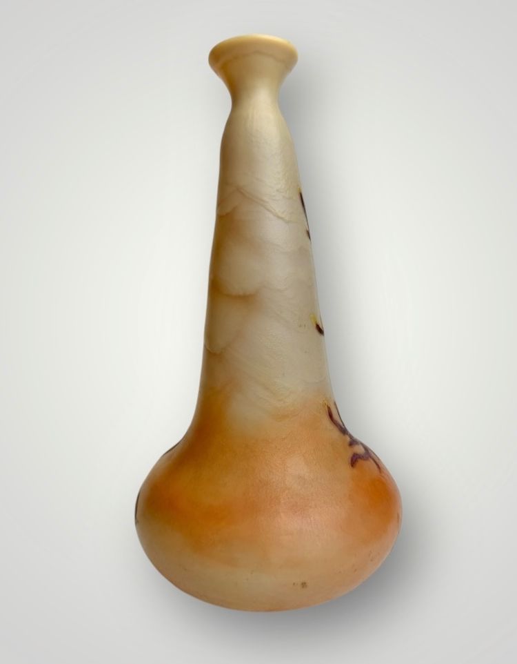 Legras Sumatra Vase with Seaweed Design