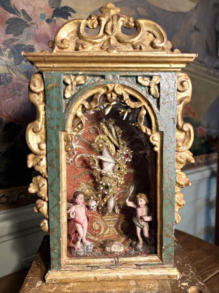 Reliquary Italian diorama - 18th century