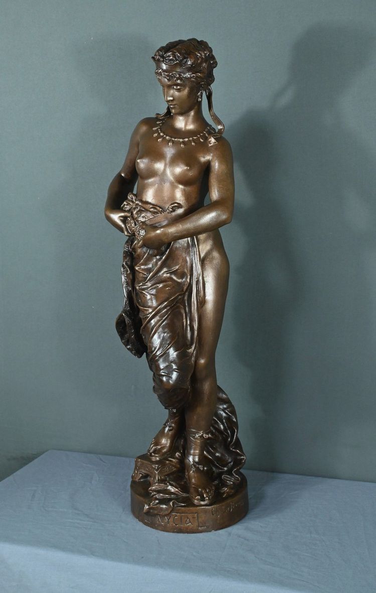 Importante bronzo "Nycia" di Ch. Le Bourg - seconda metà del XIX secolo