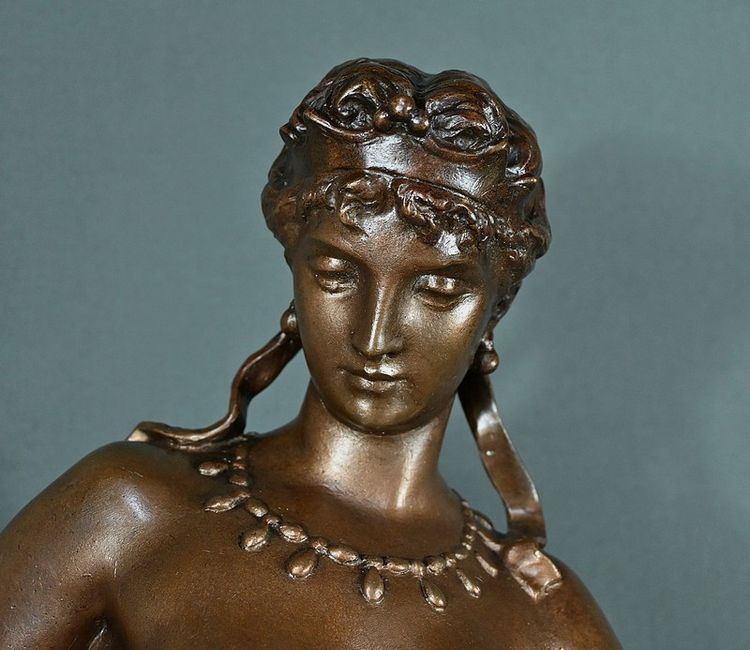 Importante bronzo "Nycia" di Ch. Le Bourg - seconda metà del XIX secolo