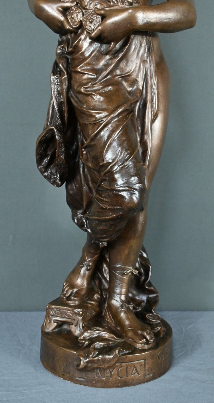 Importante bronzo "Nycia" di Ch. Le Bourg - seconda metà del XIX secolo