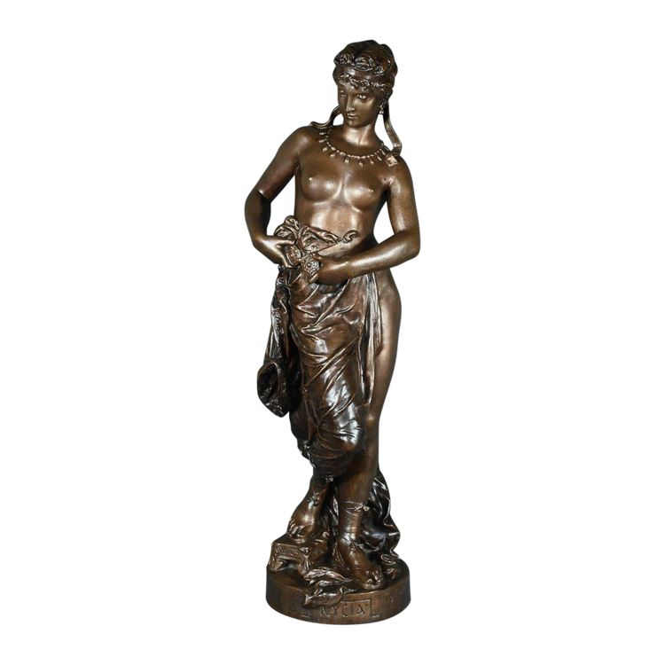 Importante bronzo "Nycia" di Ch. Le Bourg - seconda metà del XIX secolo