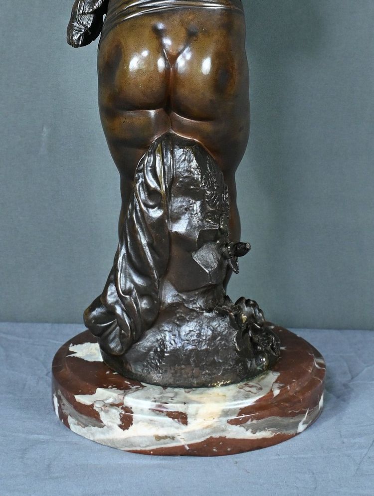 Importante bronzo "Amour envoyant des Baisers" di A. Moreau - Fine del XIX secolo
