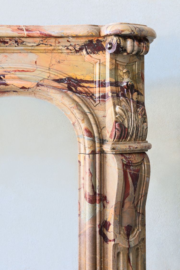Antique marble fireplace