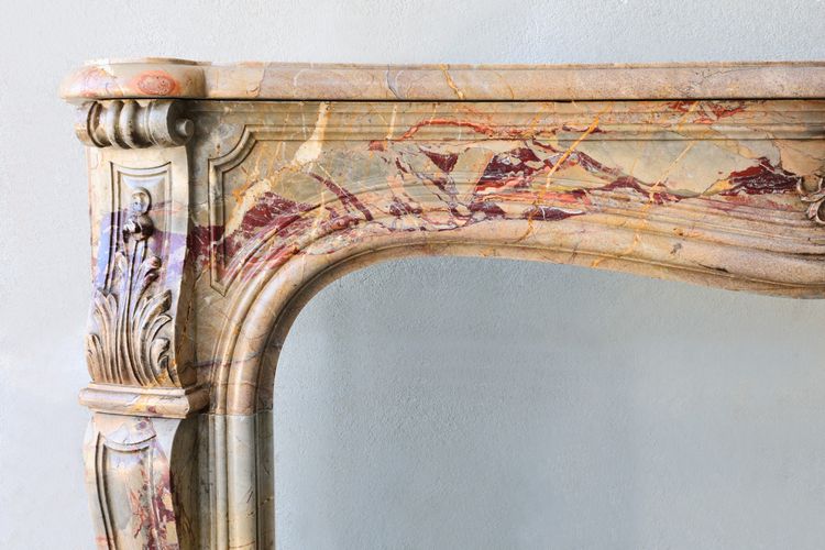 Antique marble fireplace