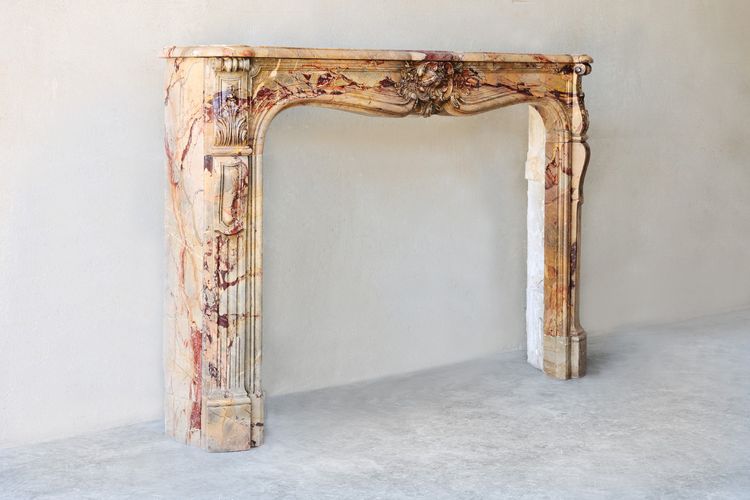 Antique marble fireplace
