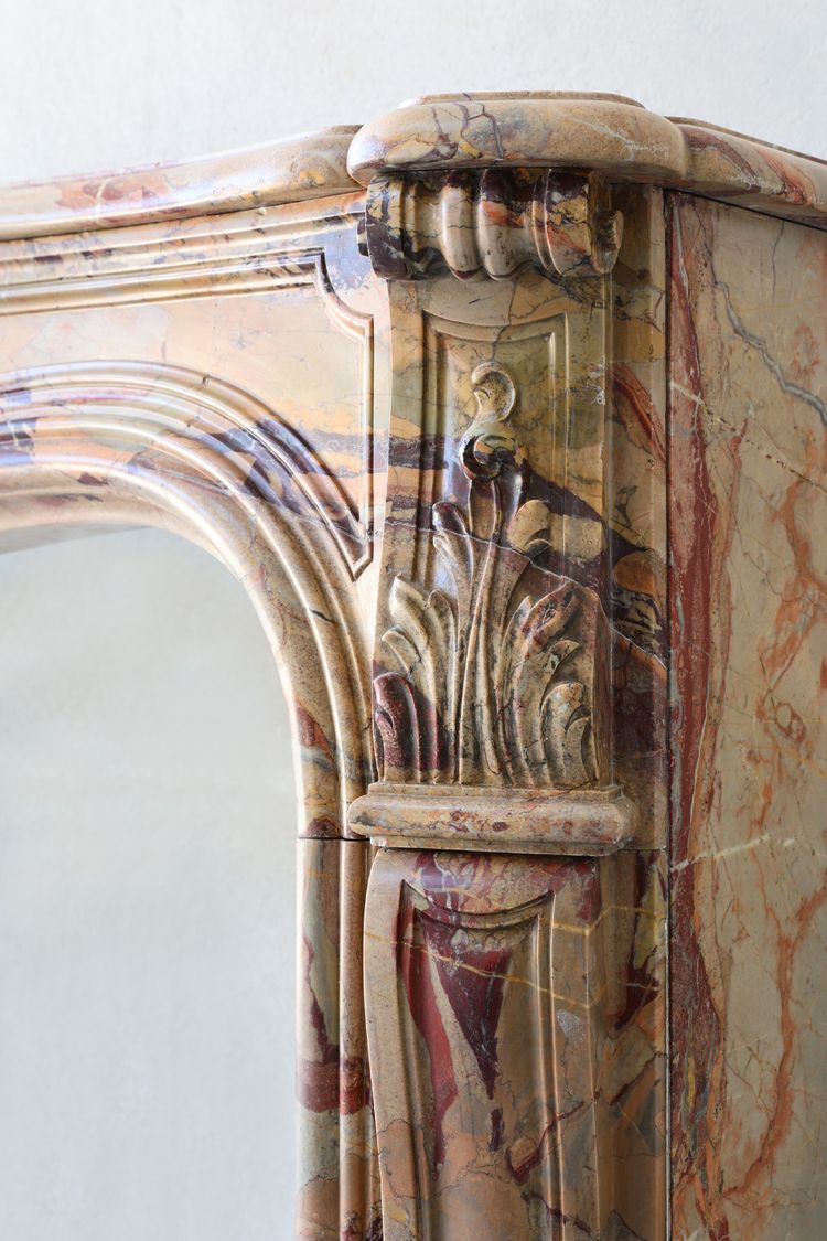 Antique marble fireplace