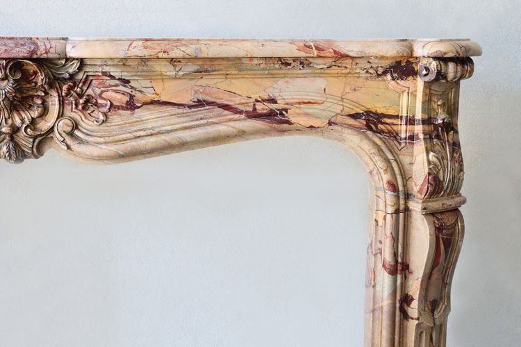 Antique marble fireplace