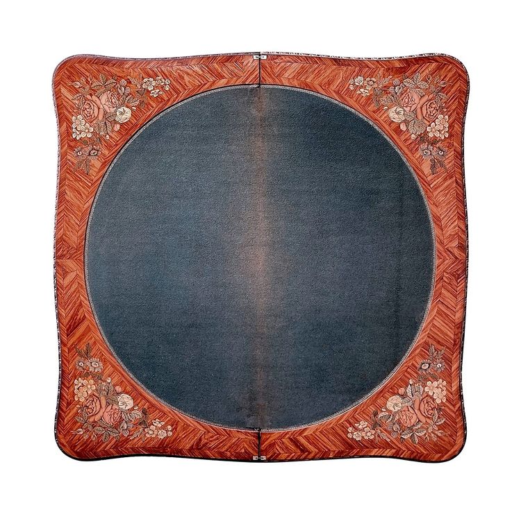 Table à jeux en marqueterie de bois de rose