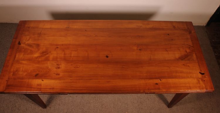 Table à Rallonge En Merisier Du 19° Siècle