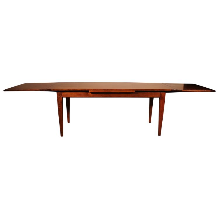 Table à Rallonge En Merisier Du 19° Siècle