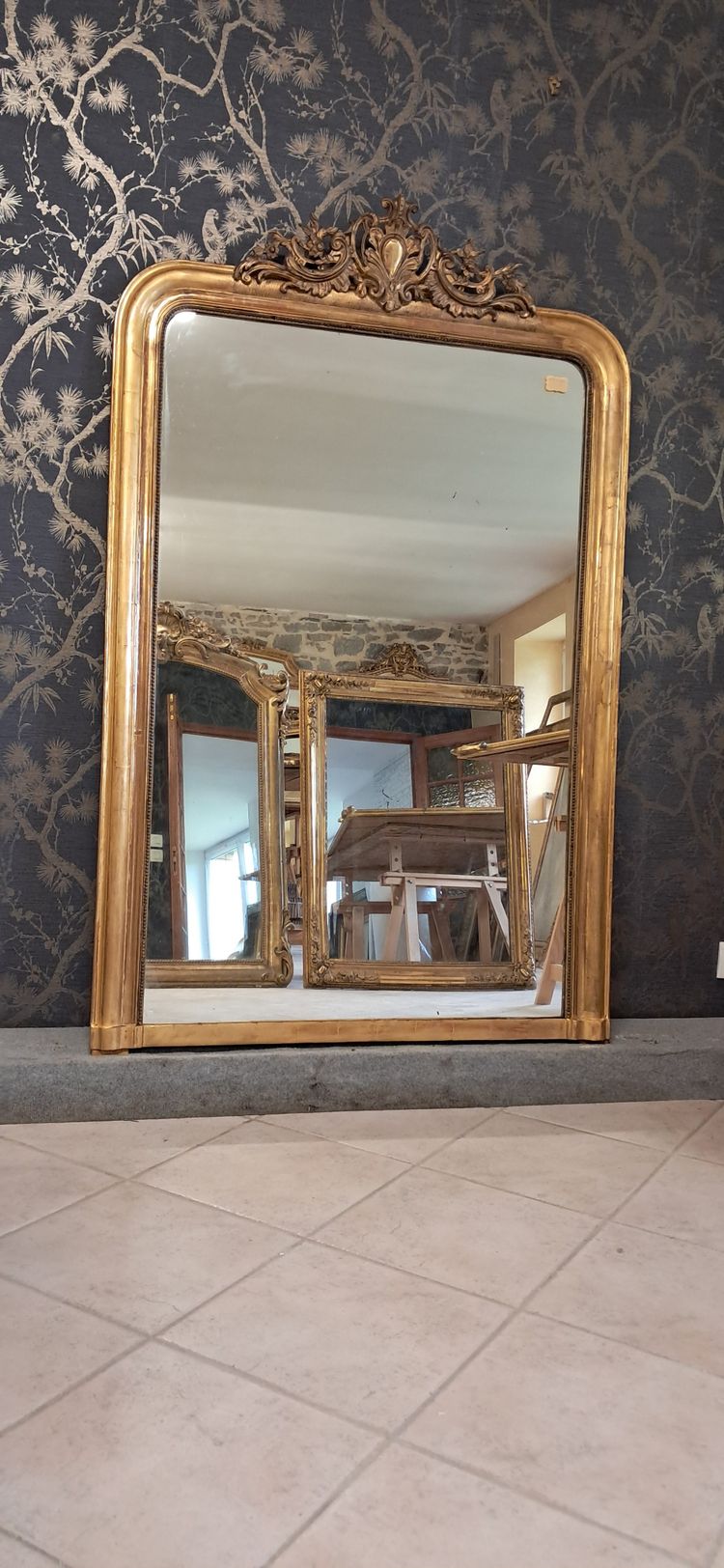 Miroir époque louis Philippe 159 x 102