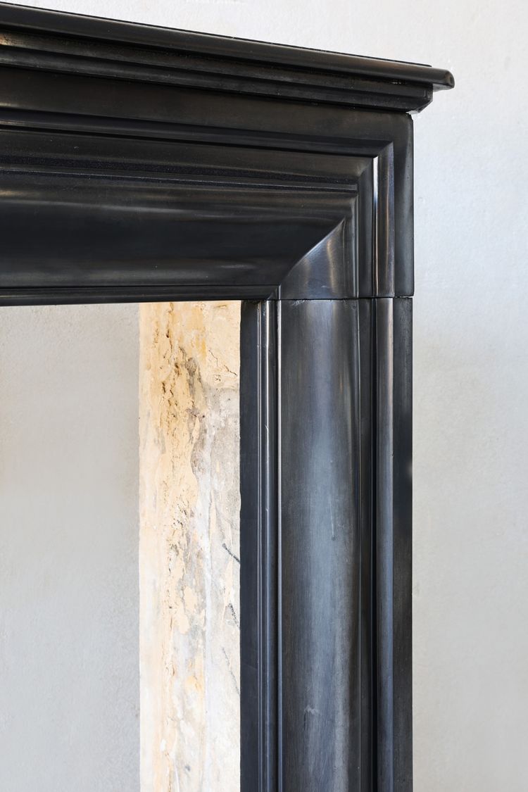 Antique marble fireplace