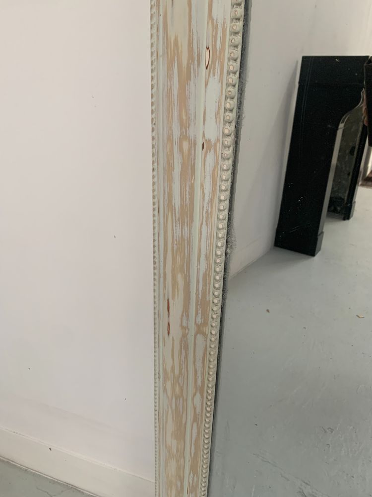 Louis XV style mirror in wood and patinated stucco XIX century