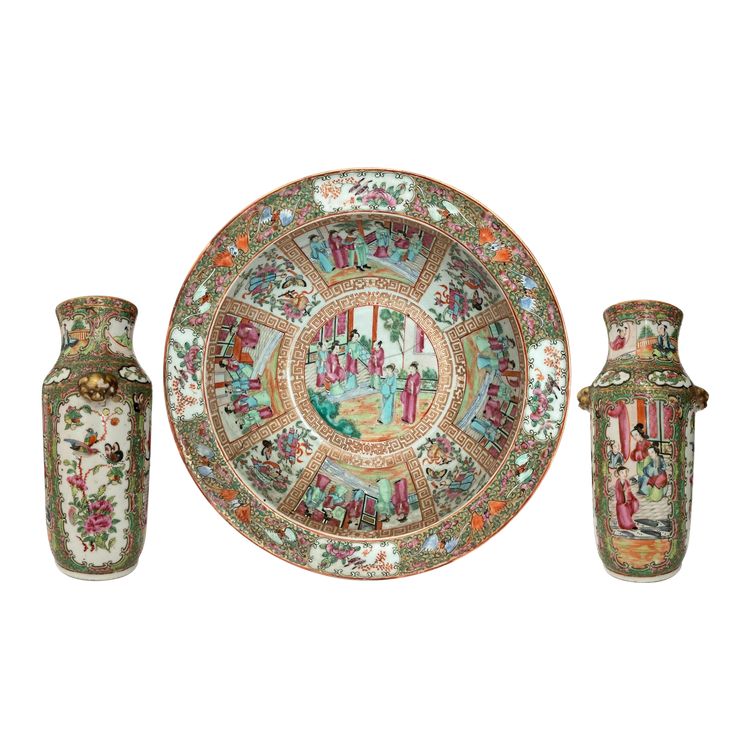 Kanton-Porzellan Qing-Dynastie Guangxu-Periode Qing-Dynastie China