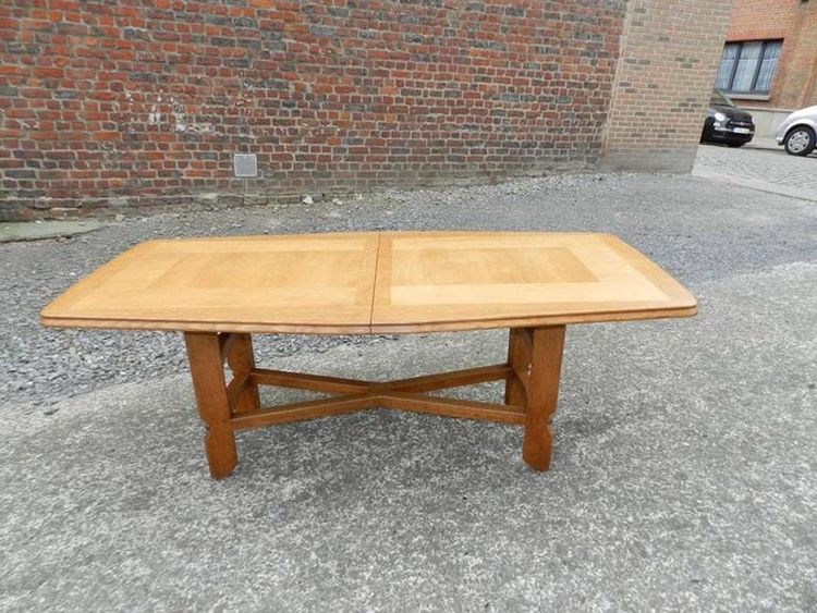 Guillerme Et Chambron , Grande tavolo da pranzo Edition Votre Maison Circa 1970
