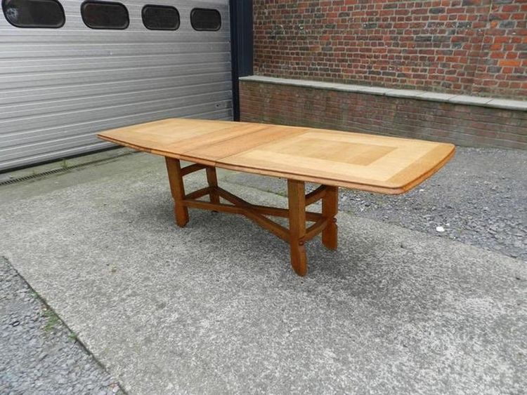 Guillerme Et Chambron , Grande tavolo da pranzo Edition Votre Maison Circa 1970